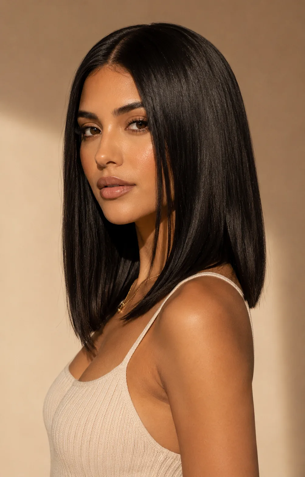 The Burgundy Bob Closure alternate view